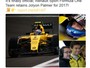 Renault mantém Palmer, Magnussen fica perto de Haas e Nasr se complica