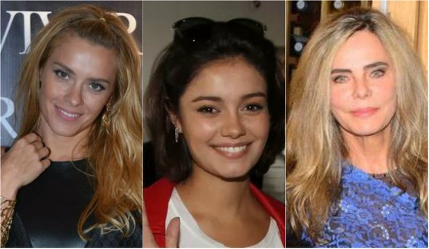 Carolina Dieckmann, Sophie Charlotte e Bruna Lombardi são alguasm das famosas que apostam em sobrancelhas marcadas e expressivas (Foto: EGO /Ag. News e PhotoRio)