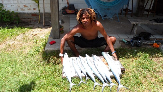 Daniel Alves bodybaord (Foto: Arquivo pessoal/Daniel Alves)