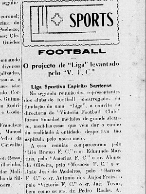 Trecho do jornal Diário da Manhã, de Vitória (ES), de 4 de maio de 1917 (Foto: Reprodução/Diário da Manhã)