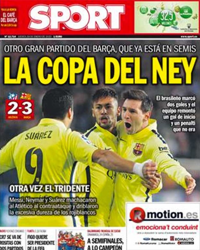 capa jornal Sport
