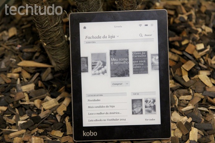 Kobo Aura (Foto: Luciana Maline/TechTudo) Kobo Aura (Foto: Luciana Maline/TechTudo)