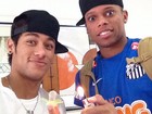 Neymar homenageia Adauto, de 'Av. Brasil',
e queima a 'pepeta' (Reprodução  / Instagram)