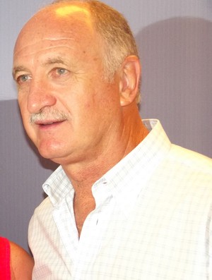 Luiz Felipe Scolari participa de evento em Natal (Foto: Matheus Magalhães/GLOBOESPORTE.COM)