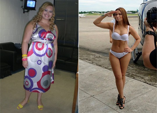 Solange Almeida: antes e depois (Foto: Divulgação)