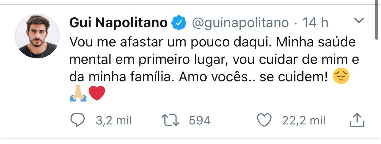 Guilherme Napolitano  (Foto: Reprodução/Twitter)