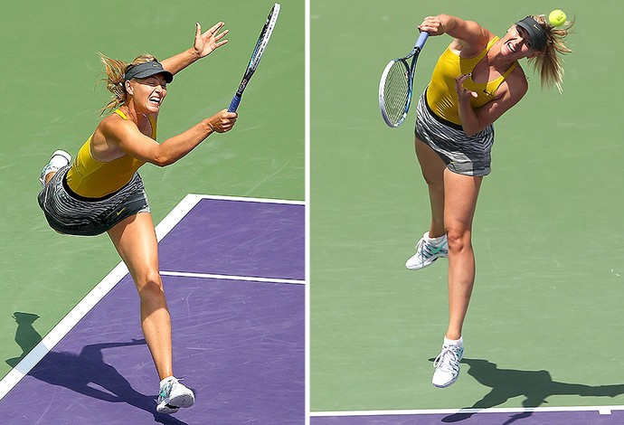 Maria Sharapova tênis WTA Miami (Foto: Getty Images)
