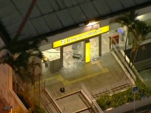 Local onde ocorreu a troca de tiros na madrugada de terça-feira (27) em Ermelino Matarazzo, Zona Leste de São Paulo (Foto: Reprodução/TV Globo)