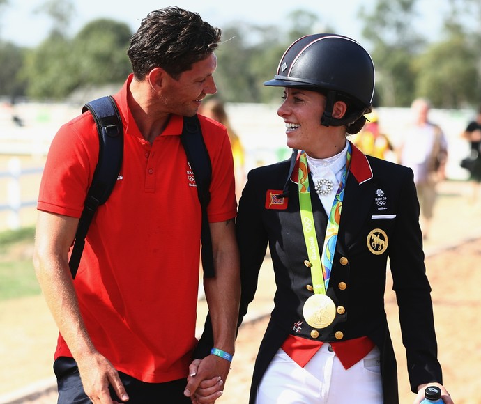 Dean Wyatt Golding e Charlotte Dujardin (Foto: David Rogers/GettyImages) Dean Wyatt Golding e Charlotte Dujardin (Foto: David Rogers/GettyImages)