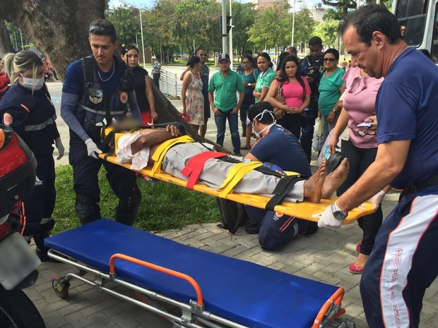 G Idoso Fica Ferido Ap S Ser Atropelado Por Moto No Centro De Jo O Pessoa Not Cias Em Para Ba