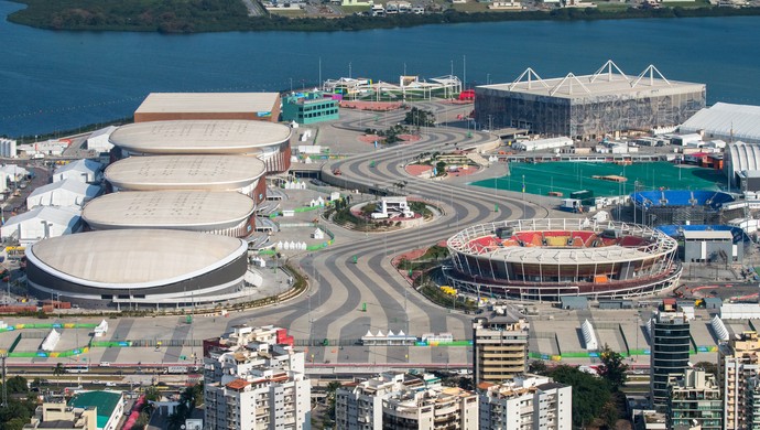 Rio 2016 Parque Olímpico vista aérea (Foto: Gabriel Heusi/Brasil2016.gov.br)