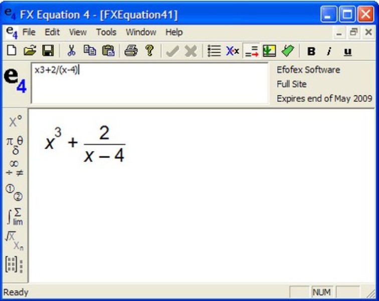 the sum of fx equation