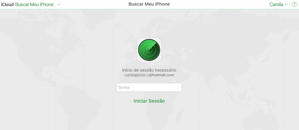 Coloque sua senha da Apple para continuar (Foto: Reprodução/Camila Peres)