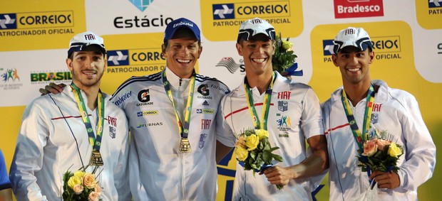 Cesar Cielo conquista primeiro ouro à frente do Minas no Maria Lenk (Foto: Divulgação/ Minas Tênis)