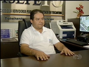 Presidente do Sisepe diz que órgão não se omitiu sobre irregularidades da Unitins (Foto: Reprodução/TV Anhanguera)