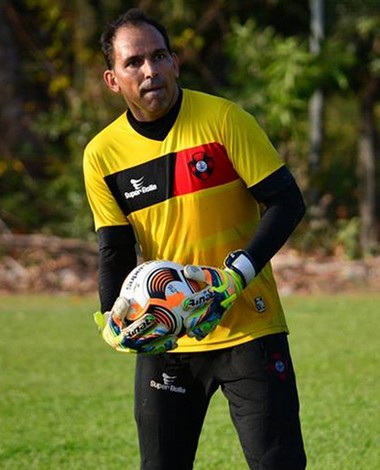 Rodrigo Ramos é goleiro do Moto Club (MA) (Foto: Welliandrei Campelo / Moto Club)