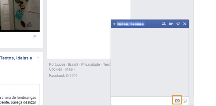 Abra o chat com seu amigo do Facebook (Foto: Reprodução/Barbara Mannara)