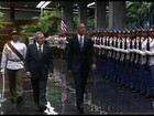 Obama se reúne com Raúl Castro 