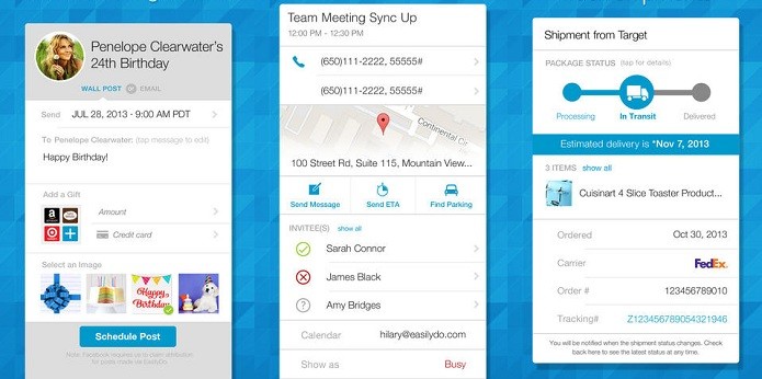 Organize-se e seja mais produtivo como EasyDo (Foto: Divulgação/AppStore)