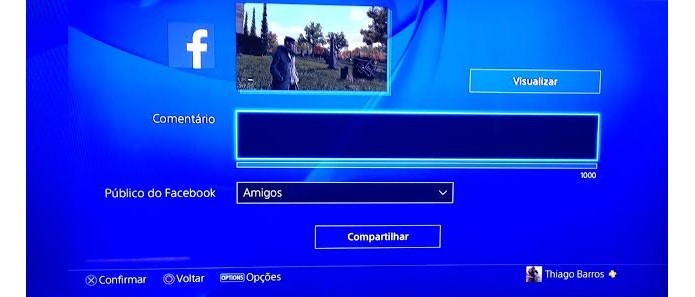 Adicione a legenda e pronto (Foto: Thiago Barros/Reprodução)
