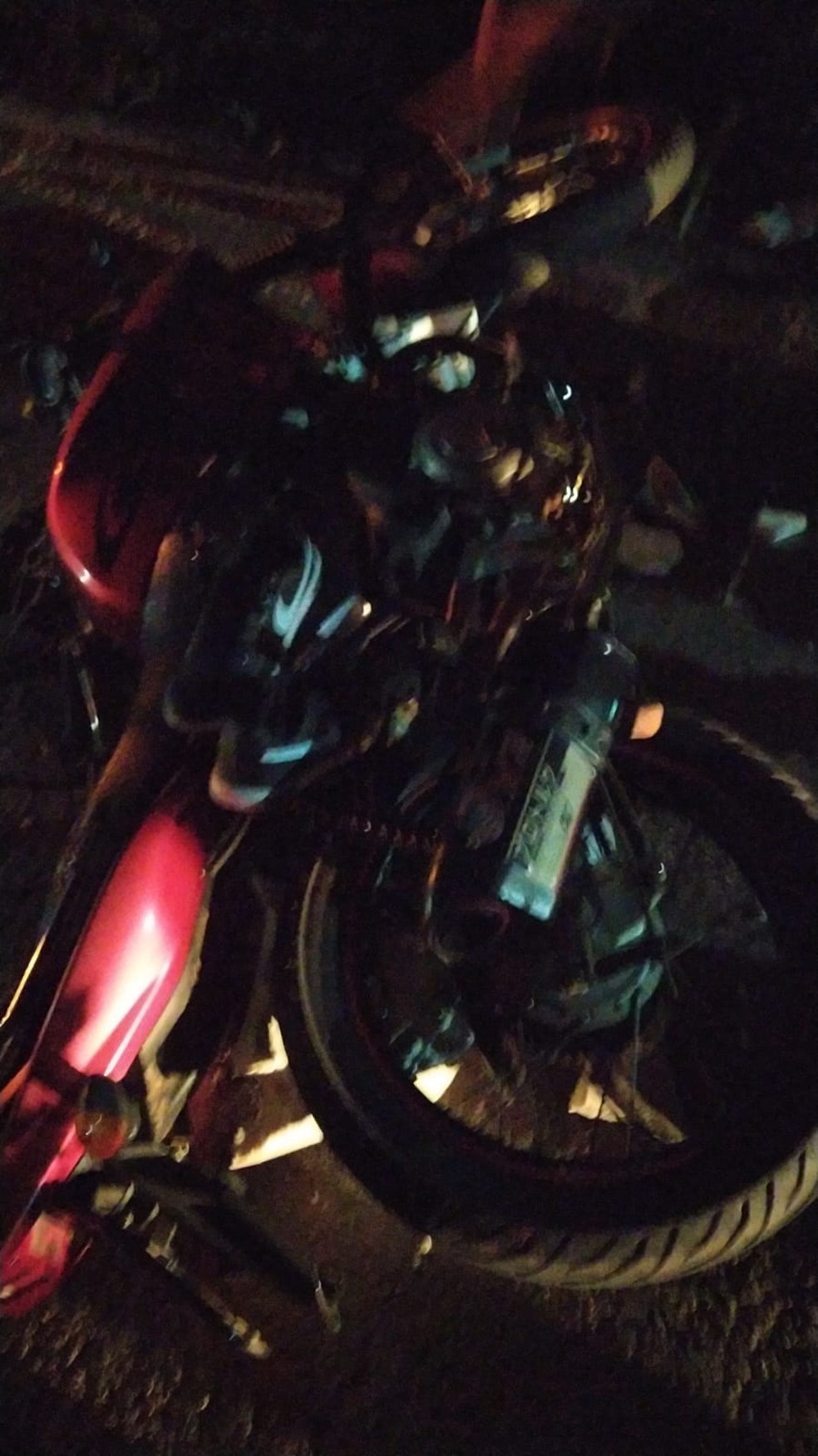 Colisão entre motocicletas deixa um morto na BR-135 em Miranda do Norte — Foto: Divulgação/Redes Sociais