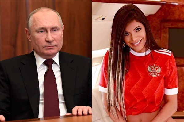 Vladimir Putin e Suzy Cortez (Foto: Getty e reprodução/instagram)