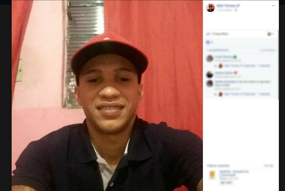 Jovem de 23 anos é assassinado a tiros durante baile funk em Jacareí (Foto: Reprodução/ Facebook)