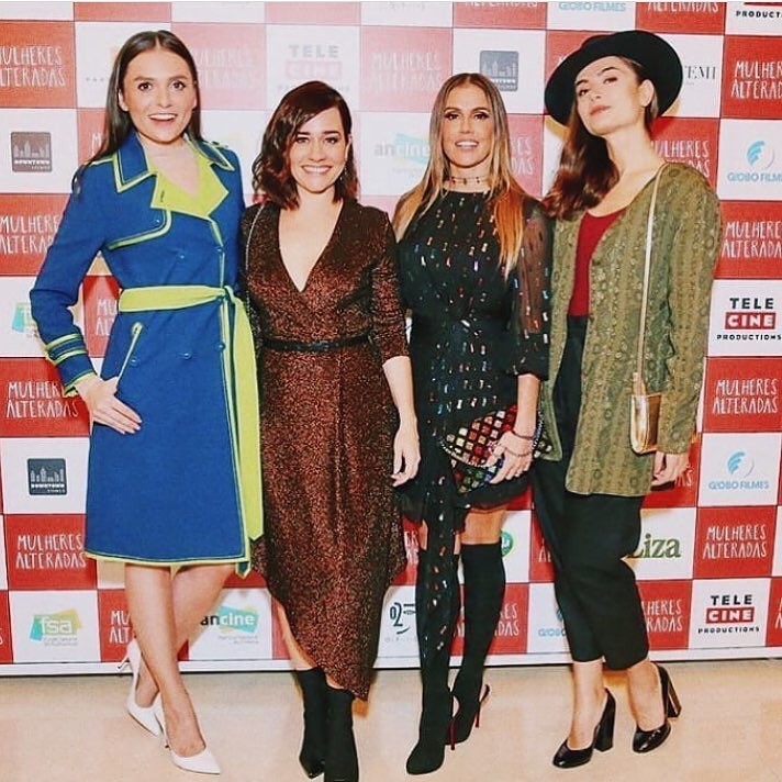 Monica Iozzi, Alessandra Negrini, Deborah Secco e Maria Casadevall (Foto: Reprodução / Instagram)