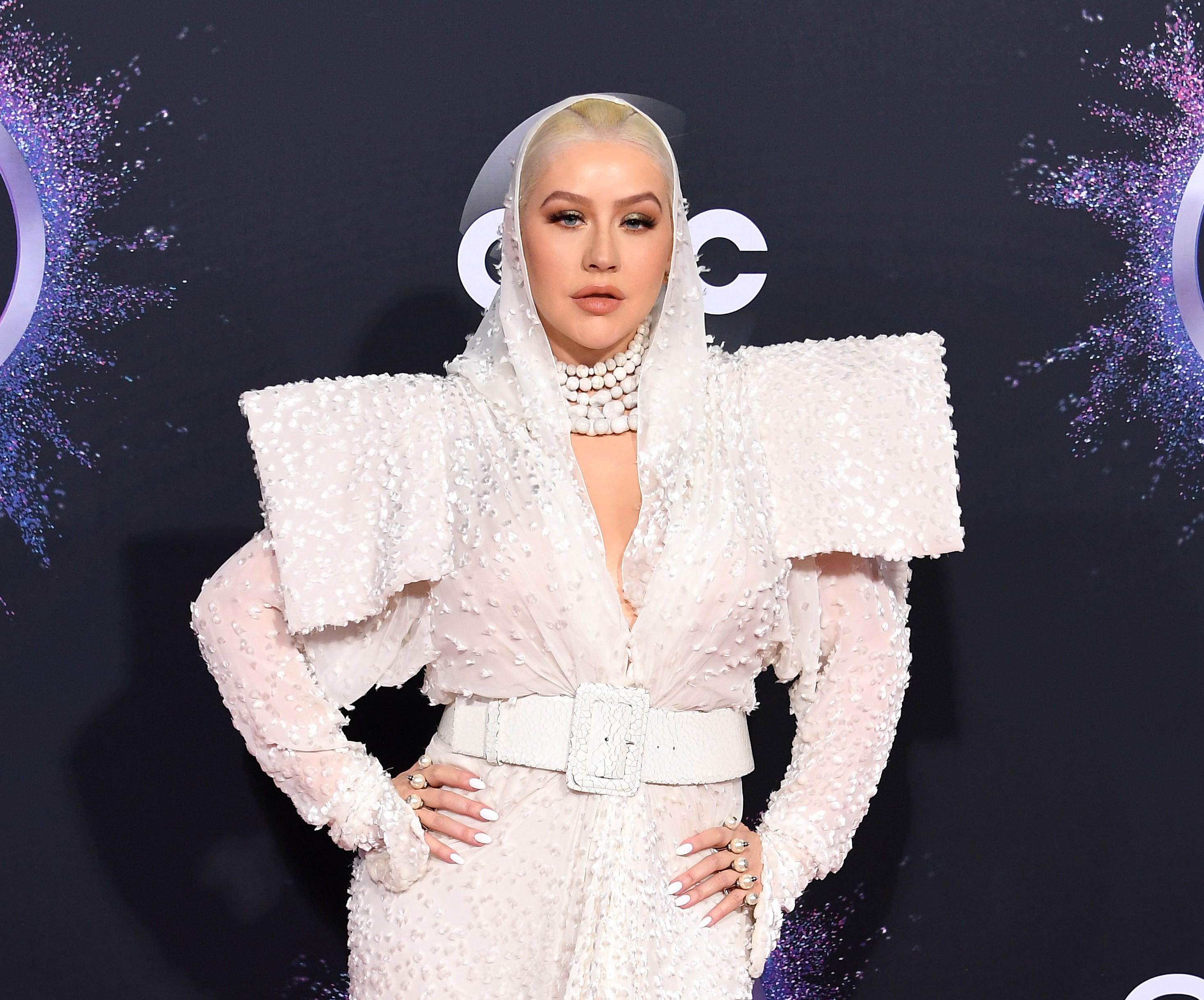 Christina Aguilera no American Music Awards 2019 (Foto: Getty Images)