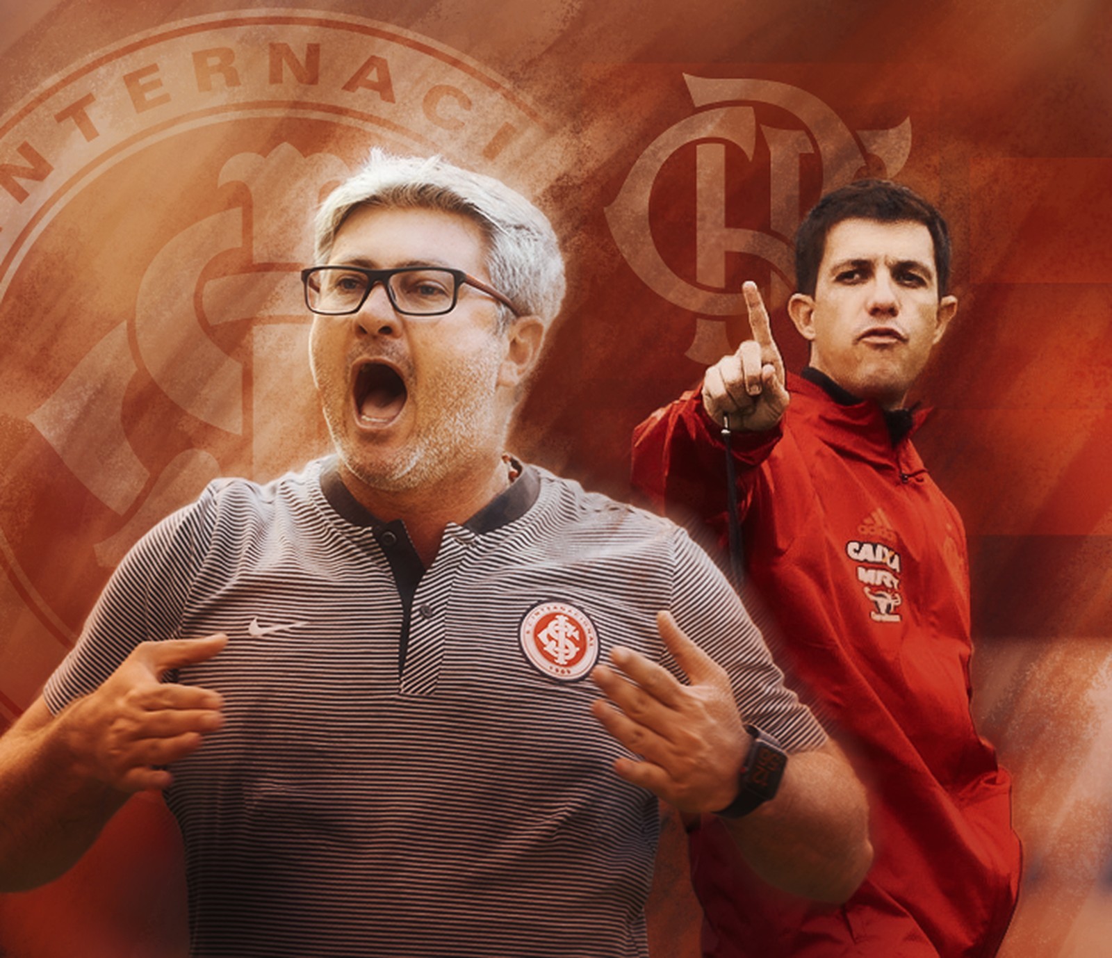 Em caça ao líder, Inter x Flamengo opõe técnicos caseiros e da nova geração
