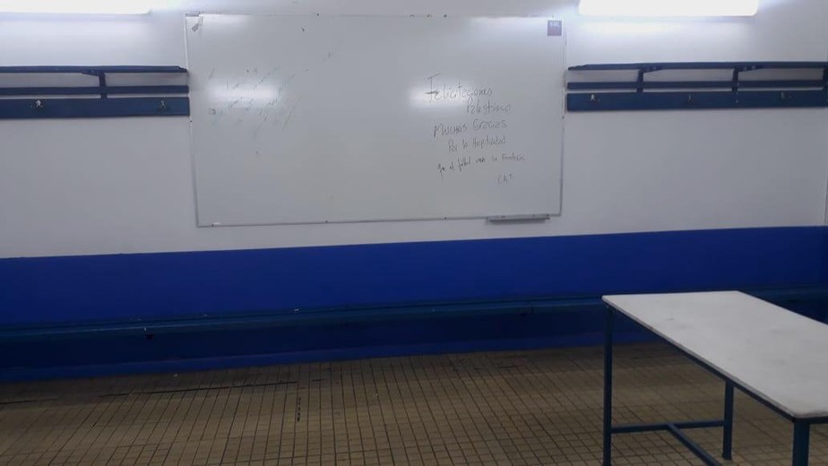 Inter repete gesto do Talleres, limpa vestiÃ¡rio e deixa mensagem ao Palestino