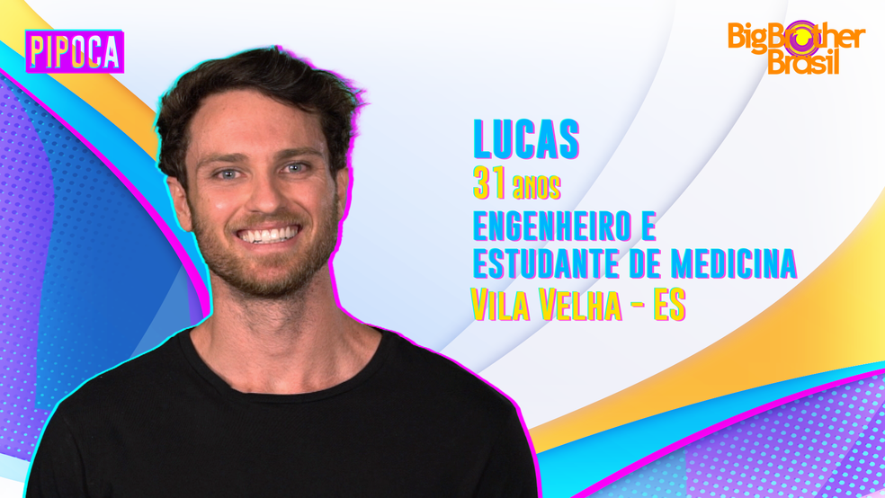 Lucas é participante do BBB22 — Foto: Globo