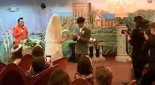 Sophie Turner e Joe Jonas se casam em Las Vegas (Foto: Instagram Diplo/ Reprodução)