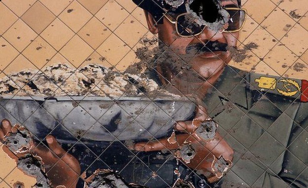 Saddam Hussein foi executado em Bagdá em dezembro de 2006 — Foto: Getty Images/BBC