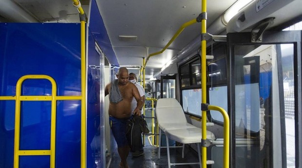 Ônibus adaptado (Foto: Leo Martins/Agência O Globo)