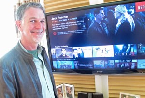 Reed Hastings, CEO e fundador do Netflix, comenta adoção da tecnologia 4K (Foto: Gustavo Petró/G1)
