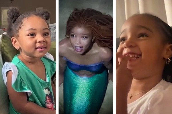 Halle Bailey se emocionou com reação de crianças negras ao primeiro trailer de A Pequena Sereia (2023) (Foto: reprodução)