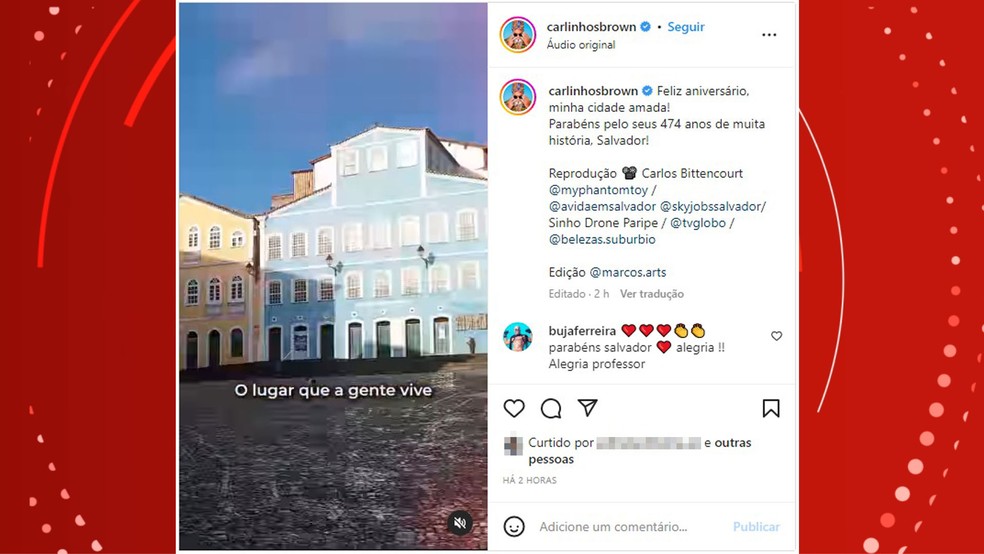 Carlinhos Brown — Foto: Reprodução/Redes Sociais