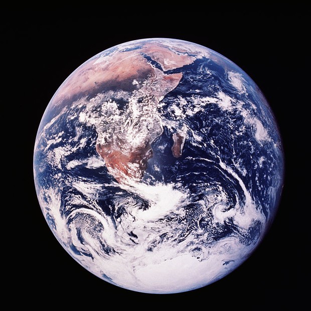 A Terra vista do espaço  (Foto: Historical/Getty Images)