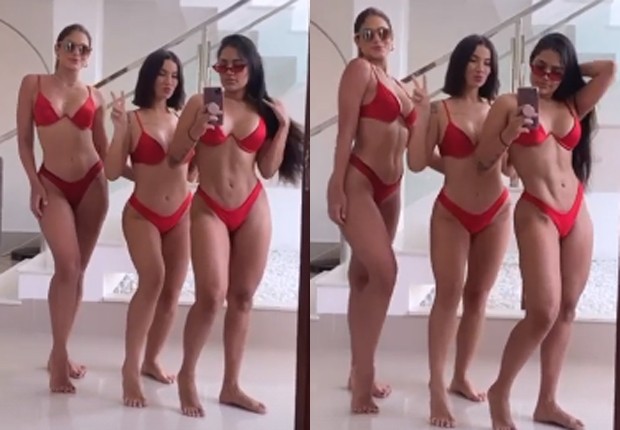 Mari Gonzalez, Bianca Andrade e Flay (Foto: Reprodução/Instagram)