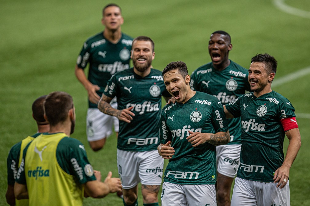 Gol Raphael Veiga Palmeiras x Fluminense — Foto: Van Campos/Estadão Conteúdo