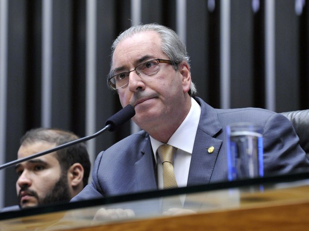 Eduardo Cunha, em sessão da Câmara nesta quarta-feira (4); julgamento sobre permanência dele no STF será nesta quinta (5) (Foto: Luis Macedo/Câmara dos Deputados)