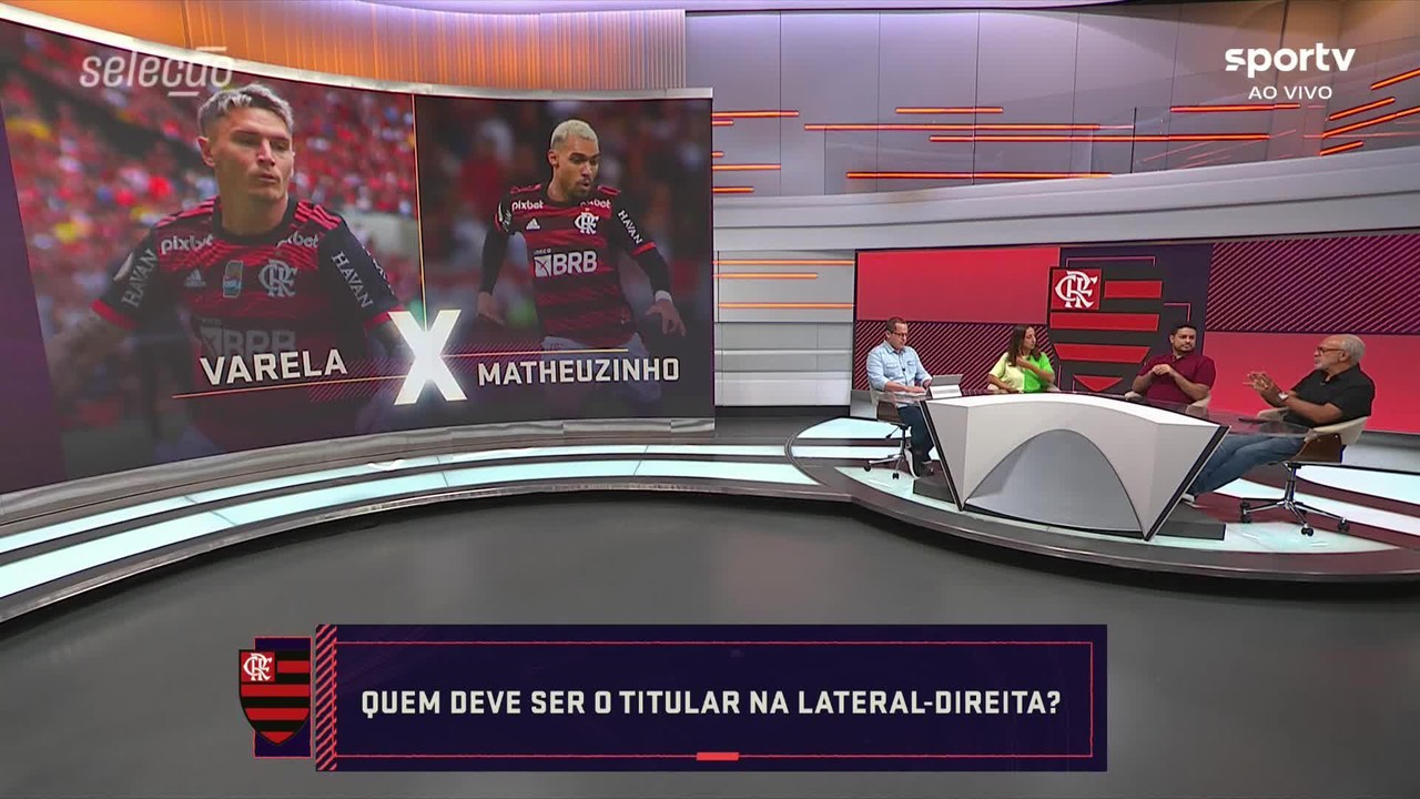Matheuzinho x Varela: quem deve ser o lateral-direito titular do Flamengo?