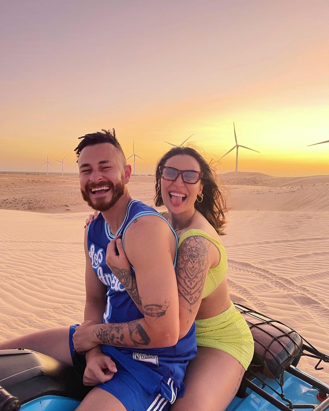 Fred e Bianca Andrade curtem férias no Ceará (Foto: Reprodução / Instagram)
