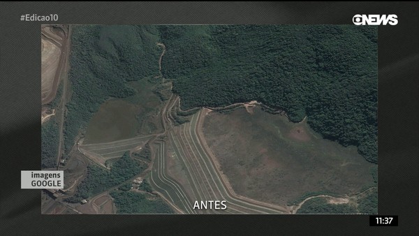 Imagens De Satelite Mostram Antes E Depois Do Rompimento Da Barragem Em Brumadinho Minas Gerais G1