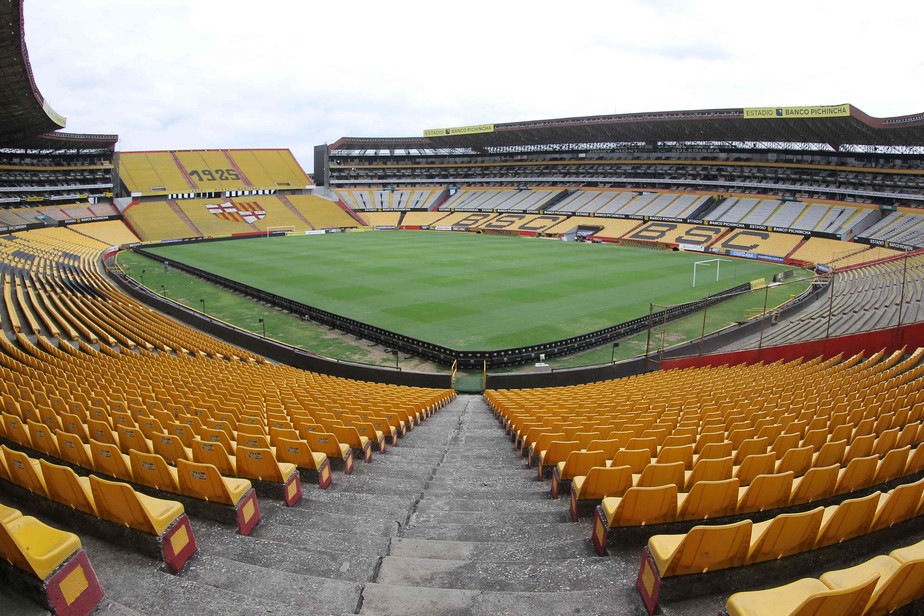 Estádio Monumental de Guayaquil, o palco da final da Copa Libertadores da América, entre Flamengo e Athletico-PR
