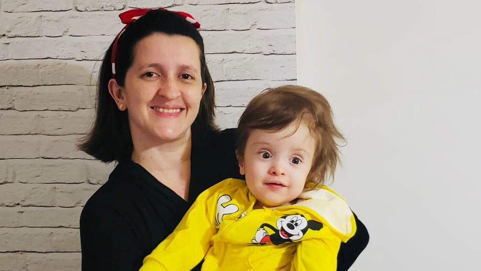 Após campanha, Maria Lucia Palmieri arrecadou R$ 77 mil para custear cirurgias e tratamento do filho com mielomeningocele. — Foto: Arquivo Pessoal