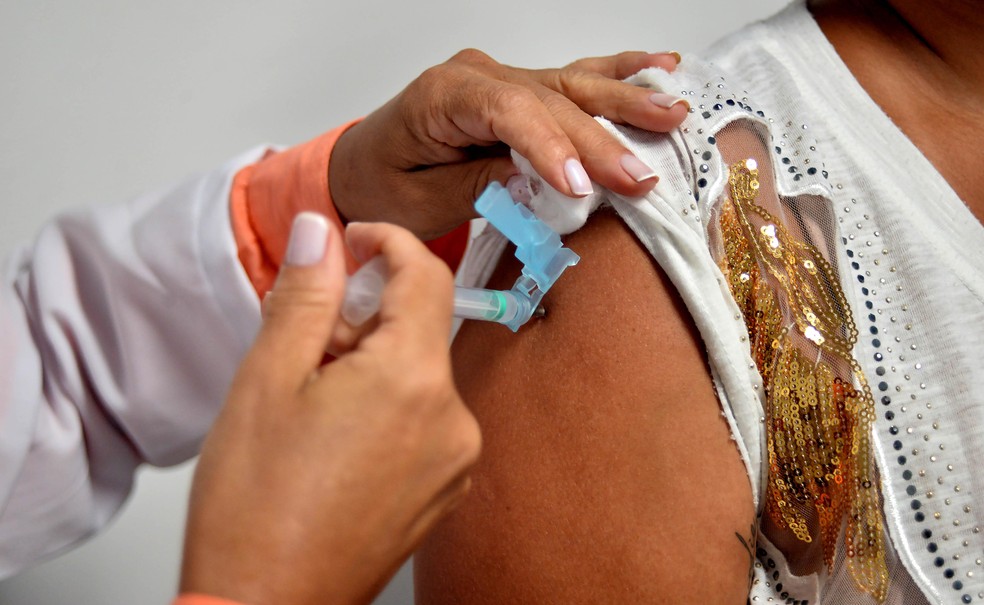 Vacinação contra Covid-19. — Foto: Jefferson Peixoto/Prefeitura de Salvador