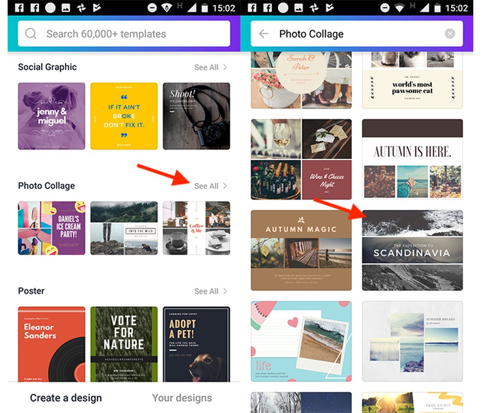 Como Fazer Colagem De Fotos Com O Canva Para Android Editores Techtudo