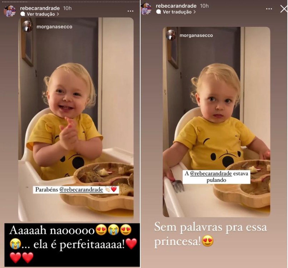 Rebeca Andrade Nao Resiste A Fofura De Alice Apos Parabens Da Bebe Pela Medalha De Prata Tv Famosos Gshow